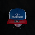 Red, White, and Blue ProBraid Low-Profile Mesh Hat