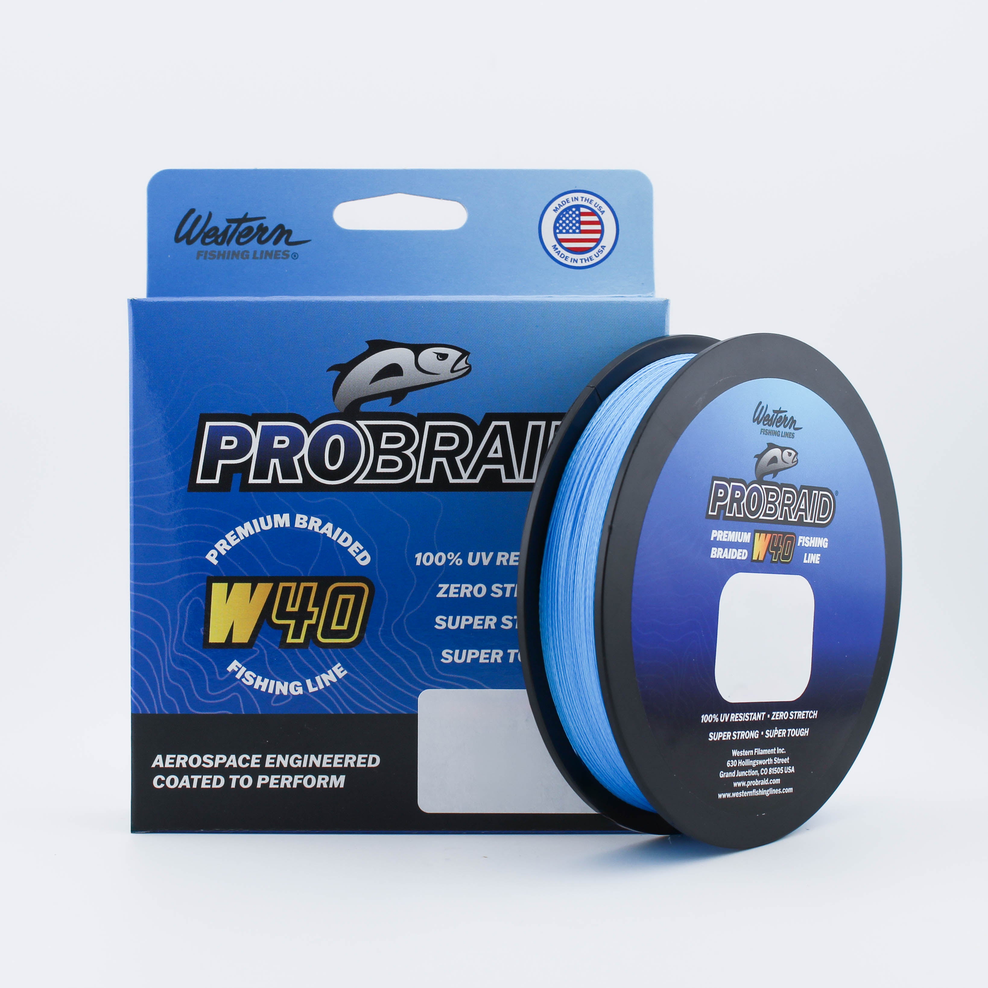 Probraid W-40 (Pure Blue) – Western Fishing Lines