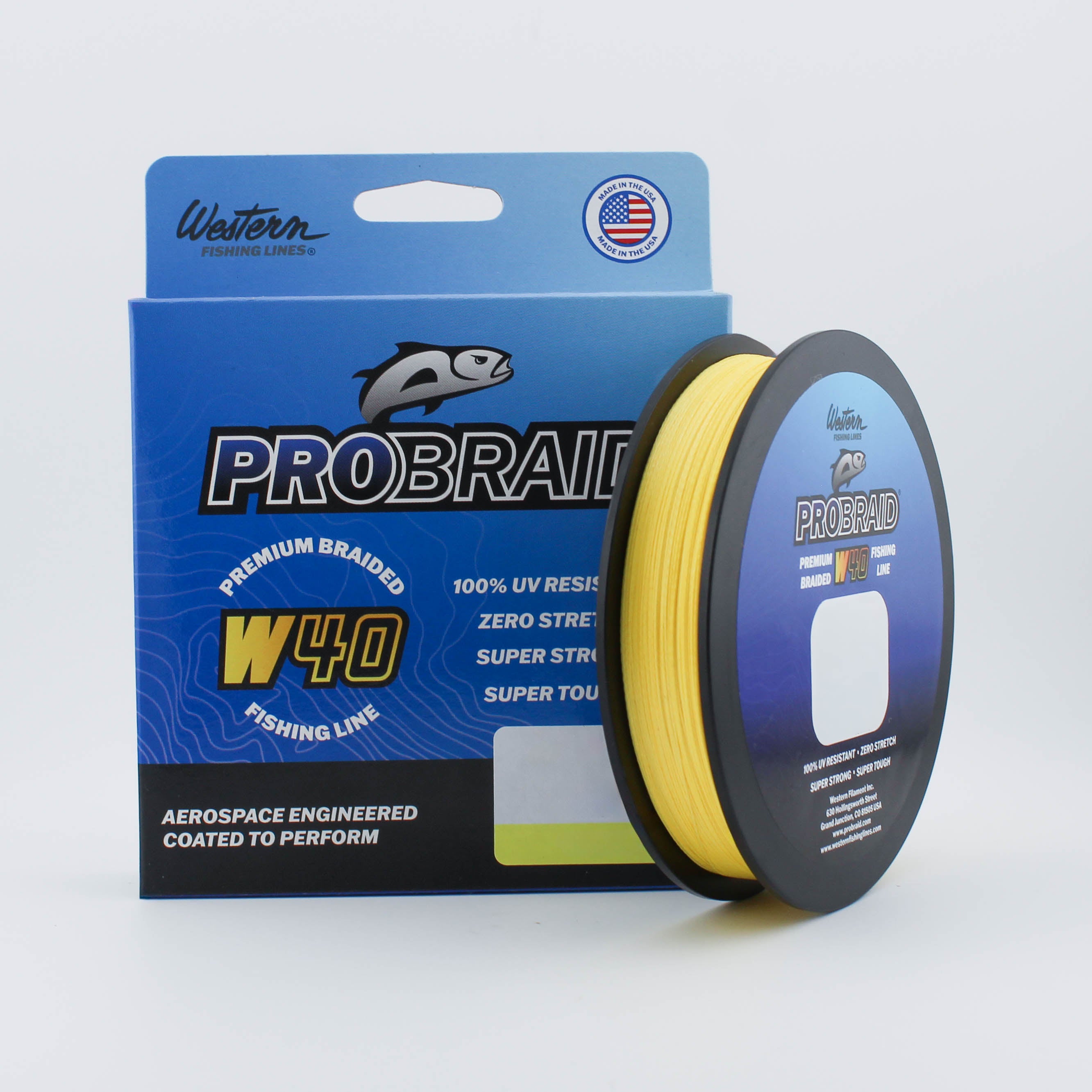 Probraid W-40 (Yellow) – Western Fishing Lines