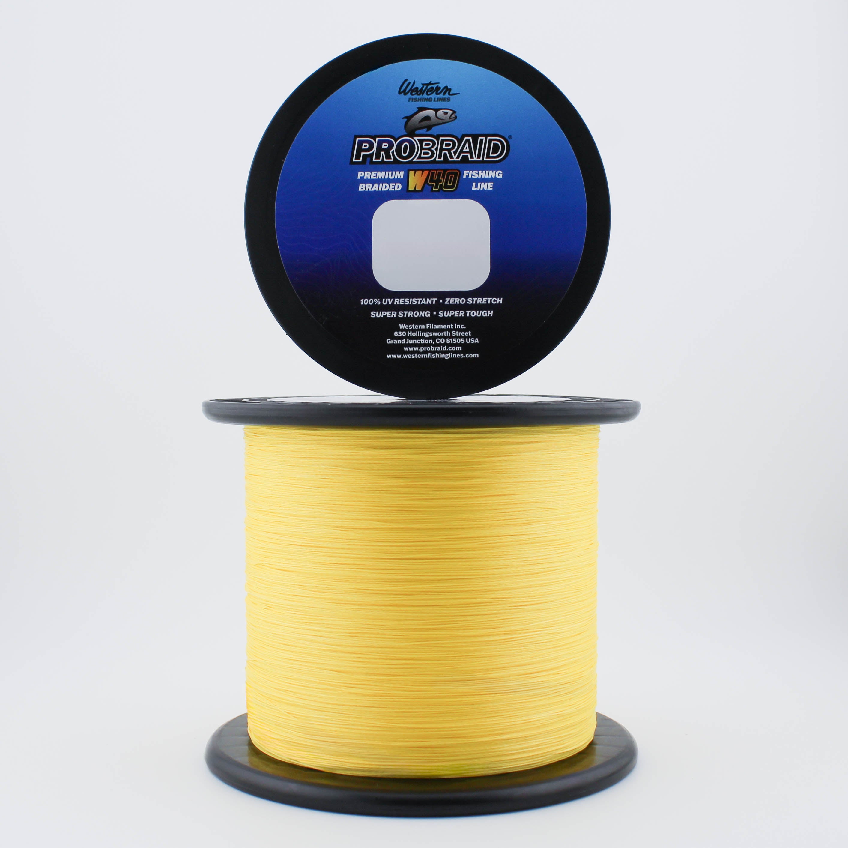 gold braided fishing line XBraid Finesse Art's Tackle & Fly yellow colors for extreme sensitivity and longer casts. 8 Strands PE Braided Fishing
